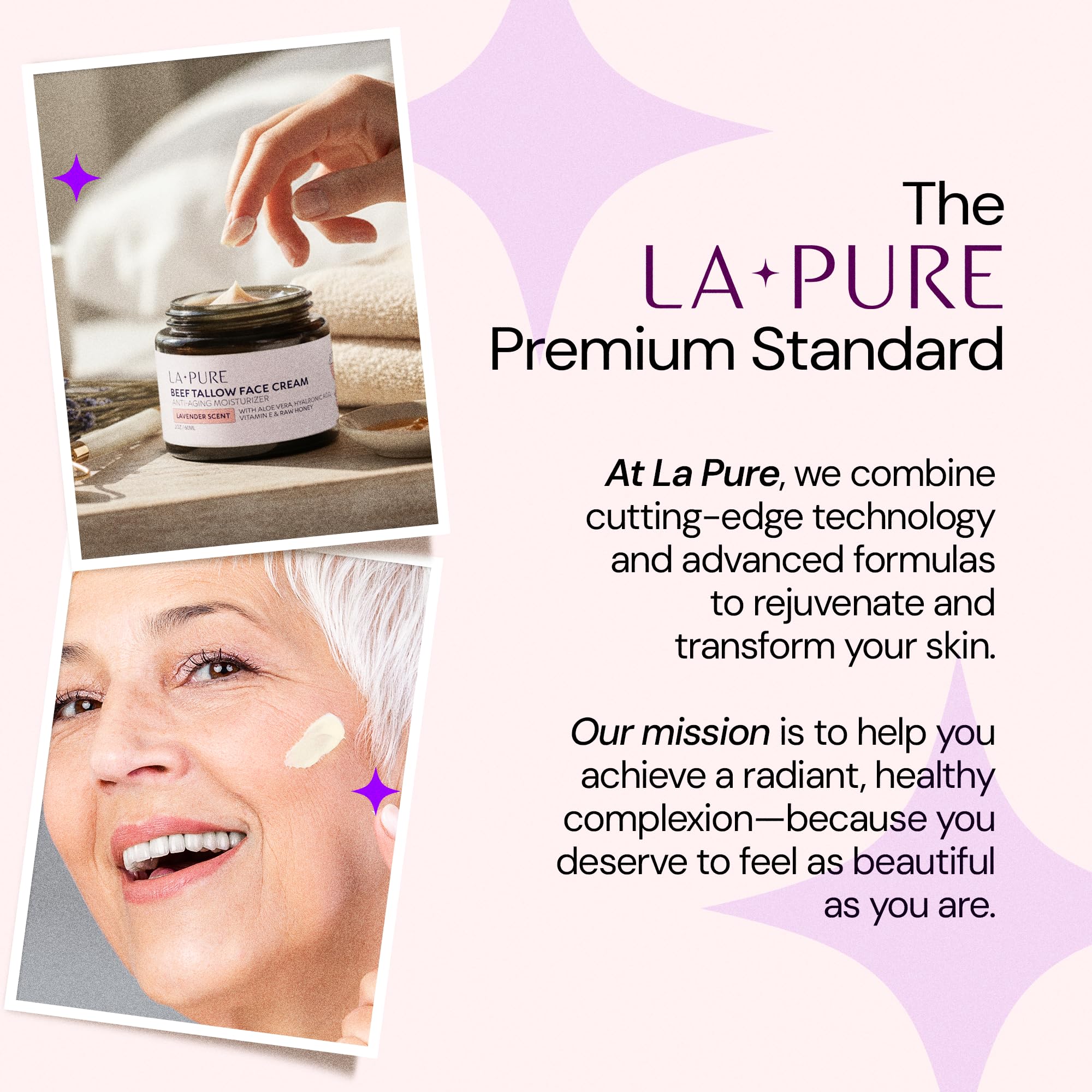 LA PURE USA handcrafted batch label signaling small-batch care.
