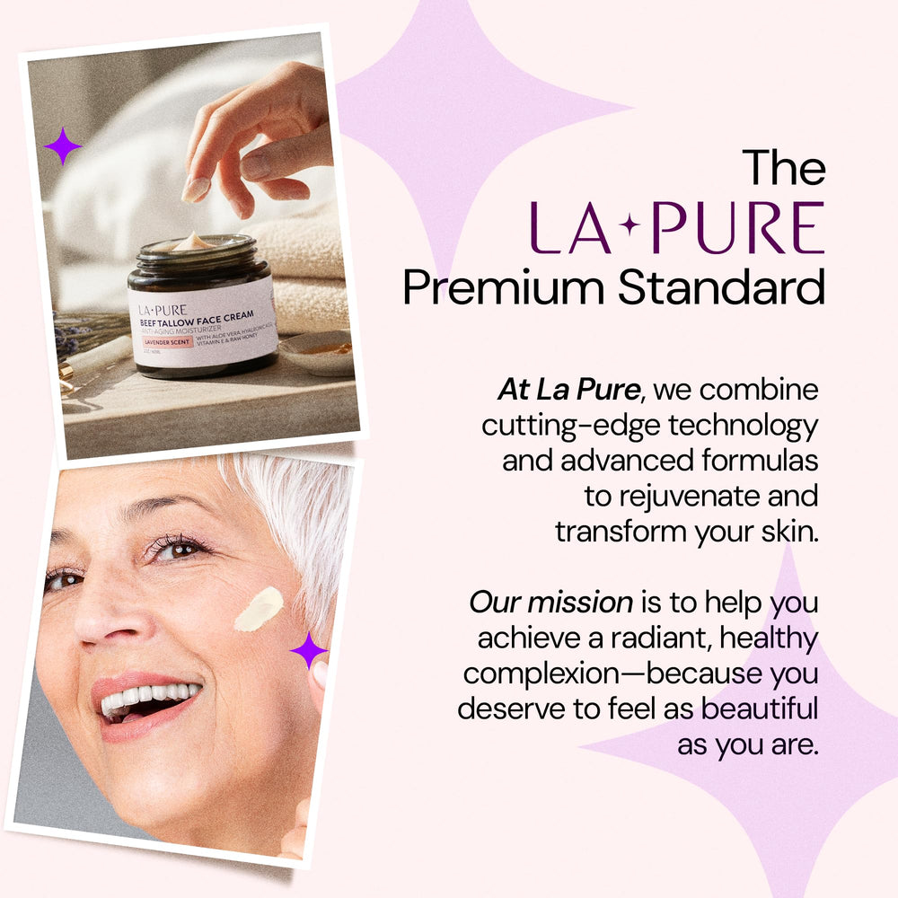 LA PURE USA handcrafted batch label signaling small-batch care.
