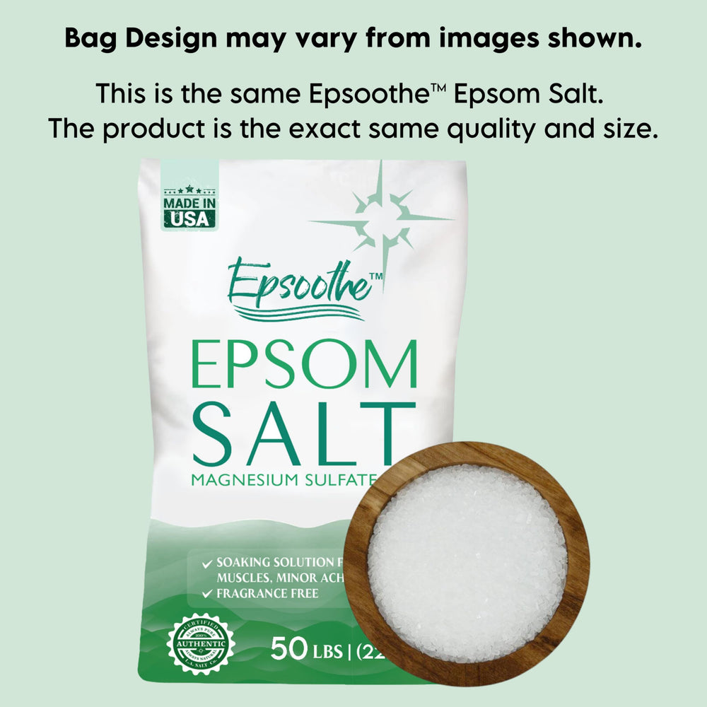 LA SALT CO unscented Epsom salt pours smoothly for quick baths and foot soaks