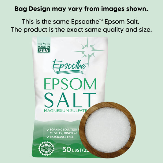 LA SALT CO unscented Epsom salt pours smoothly for quick baths and foot soaks