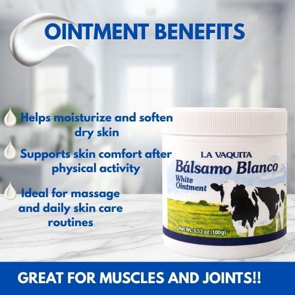 La Vaquita White Balm fast-absorbing non-greasy formula in use.