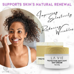 Luxurious La Vie packaging reflects premium skincare presentation.