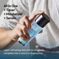LAB BY He is_ non-greasy lightweight formula ideal for daily use