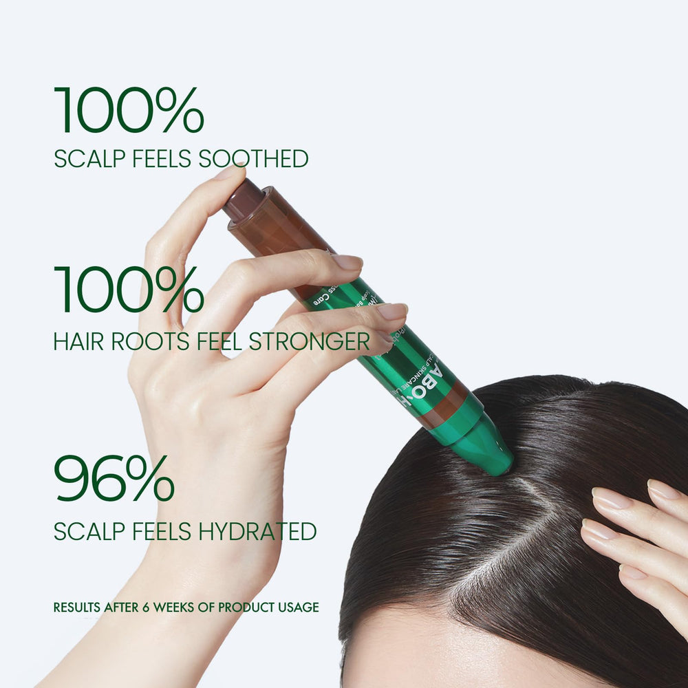 LABO-H biotin-collagen hair nourishment to boost elasticity and fullness.