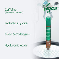 LABO-H cooling relief on scalp provides refreshing sensation during use.