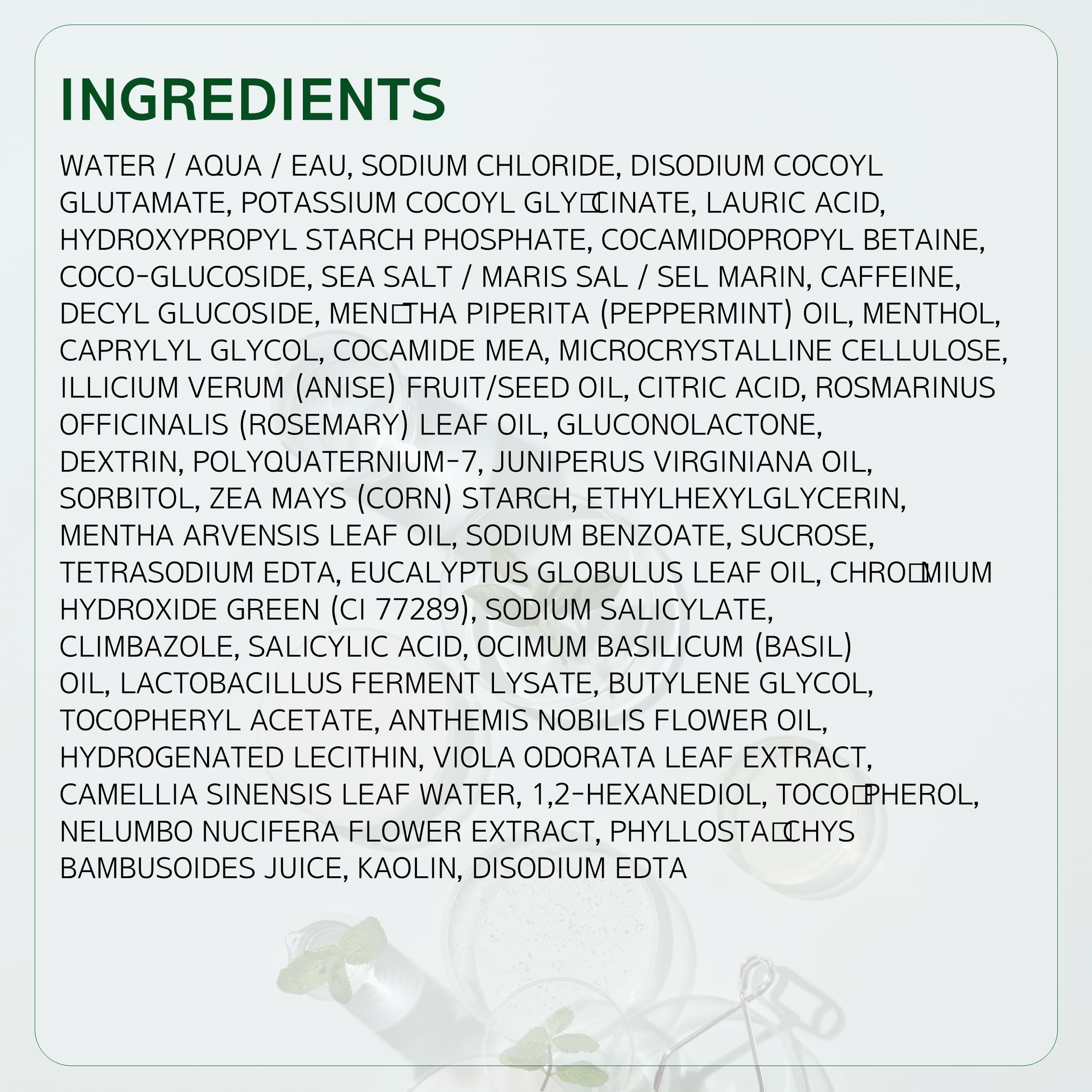 LABO-H Scalp Strengthening Scrub packaging and vegan label on jar