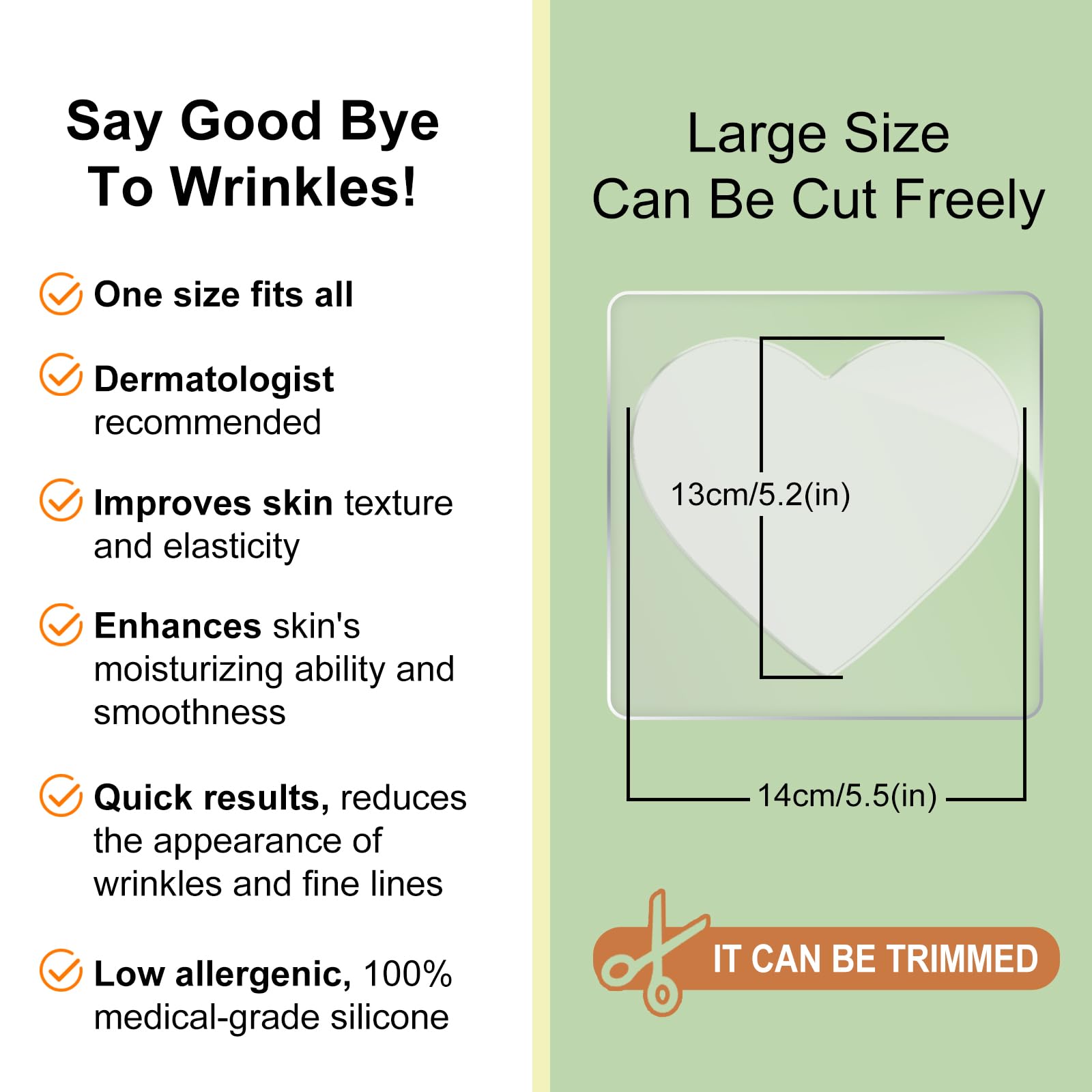 LABOLOW Chest Wrinkle Pads reusable patches designed for up to 20–30 uses each