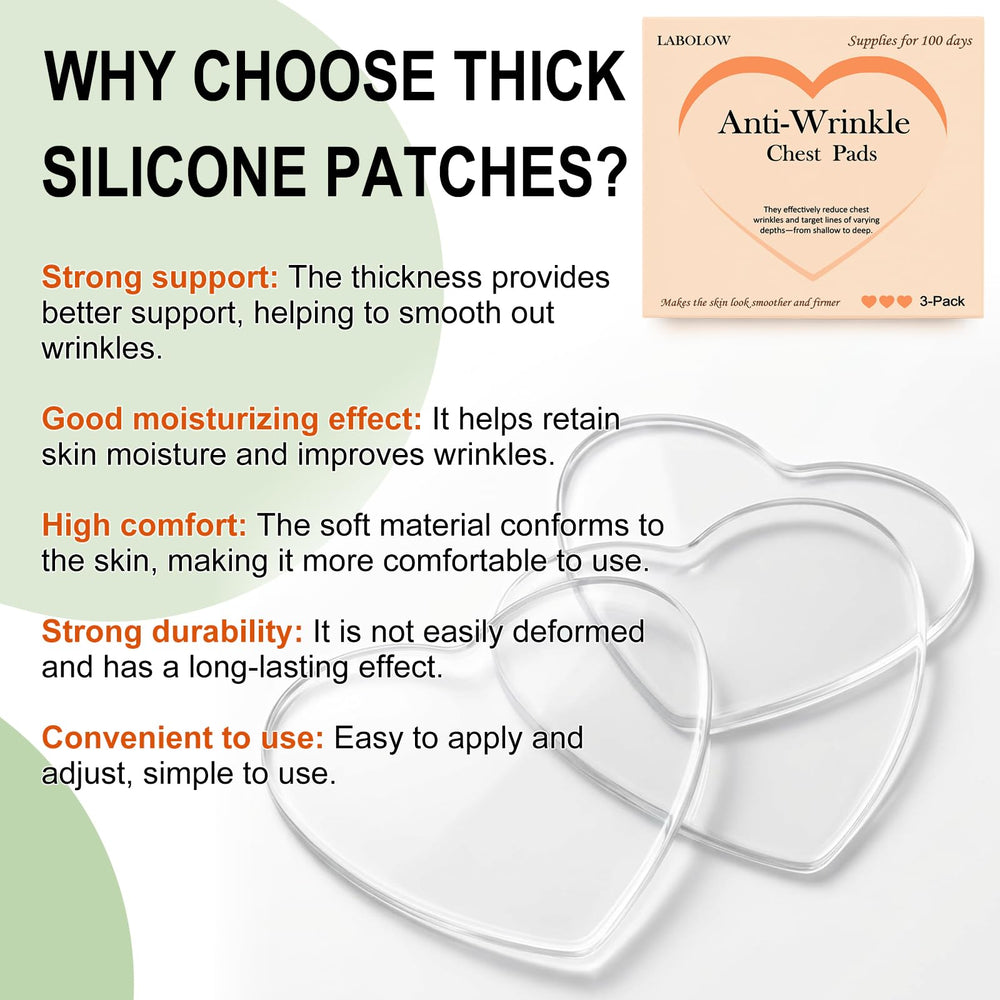 LABOLOW patches adhere securely without disturbing sleep for easy nightly routine