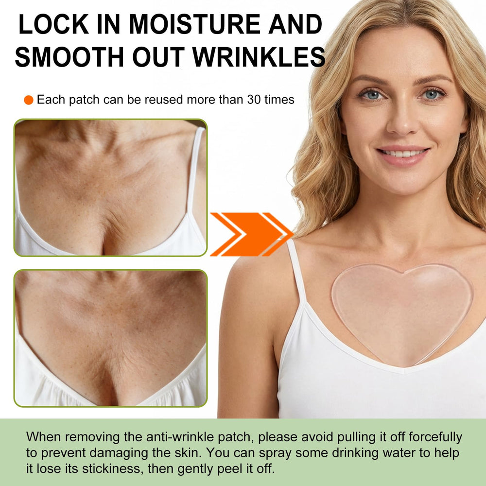 LABOLOW Chest Wrinkle Pads support skin firming for a smoother chest appearance by morning