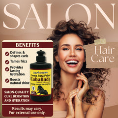 LABS INCREDIBLE applying cream to damp hair for defined curls