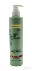 LACOUPE Embrace Balance hand wash bottle with nourishing argan oil for silky hands.