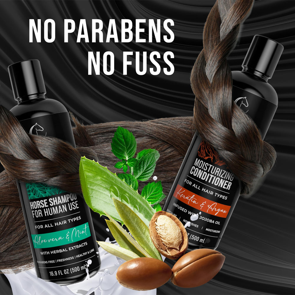 LACRIN conditioner closeup reveals silky hair after use.