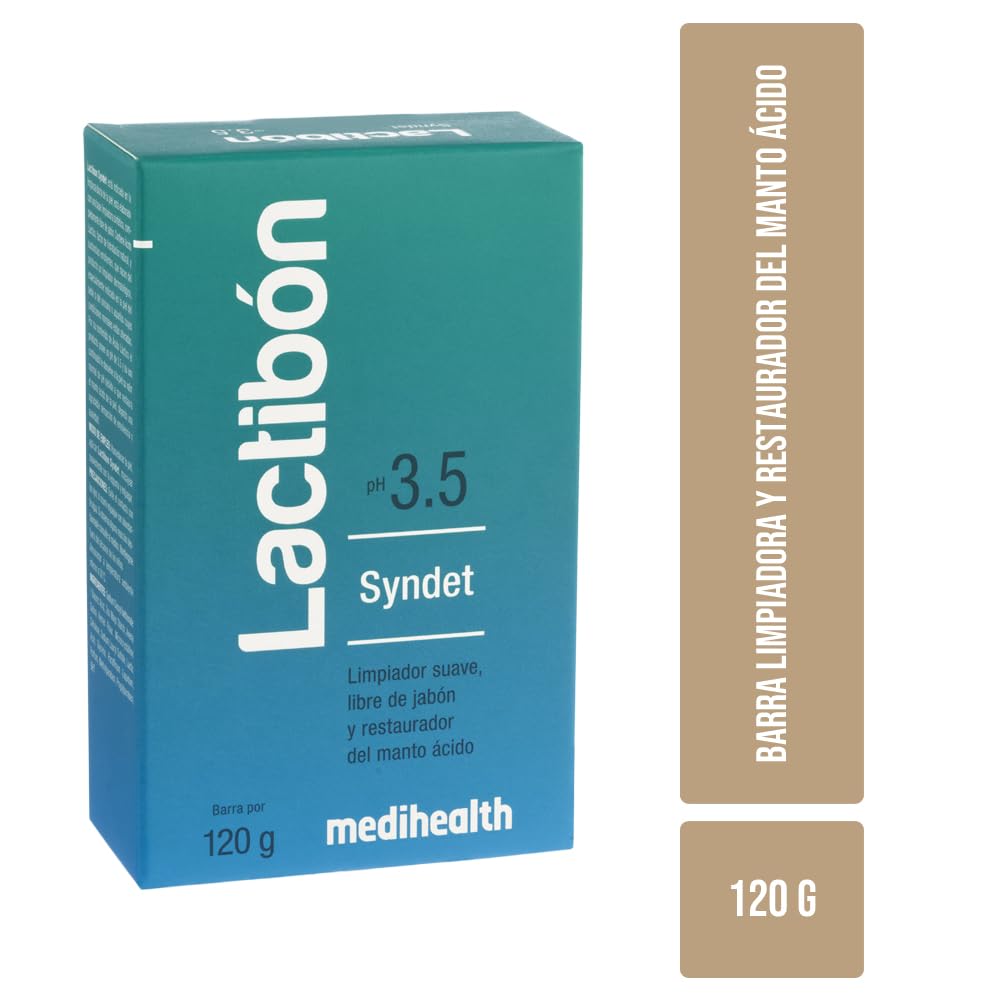 Lactibon Syndet Soap 120g in use for daily face and body cleansing