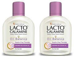 Lacto Calamine face moisturizing lotion bottle promotes oil balance and hydration.