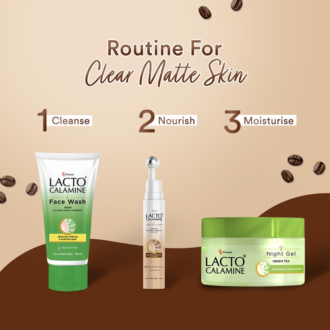 Lacto Calamine under-eye cream Niacinamide brightening under-eye area