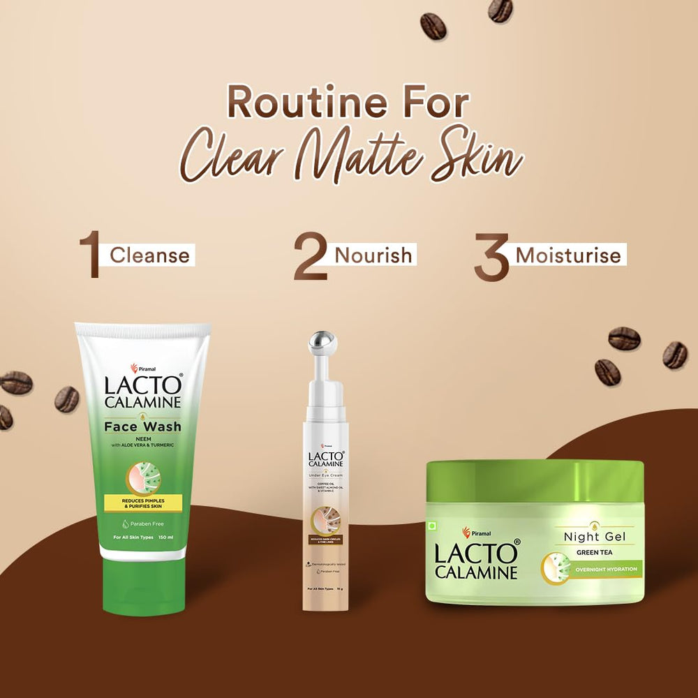 Lacto Calamine under-eye cream Niacinamide brightening under-eye area