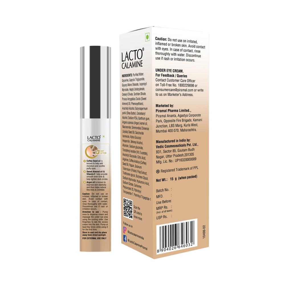 Lacto Calamine under-eye cream Vitamin E enriched formula