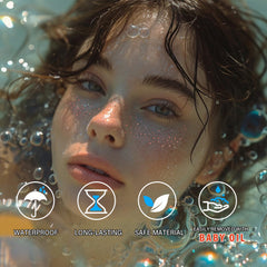 LADDYFOX easy-apply patches for quick, customizable sparkle on cheeks and temples.