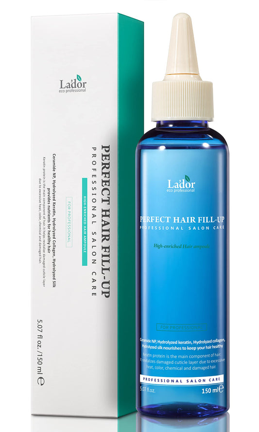 LA'DOR Perfect Hair Fill Up bottle close for intensive keratin conditioning.