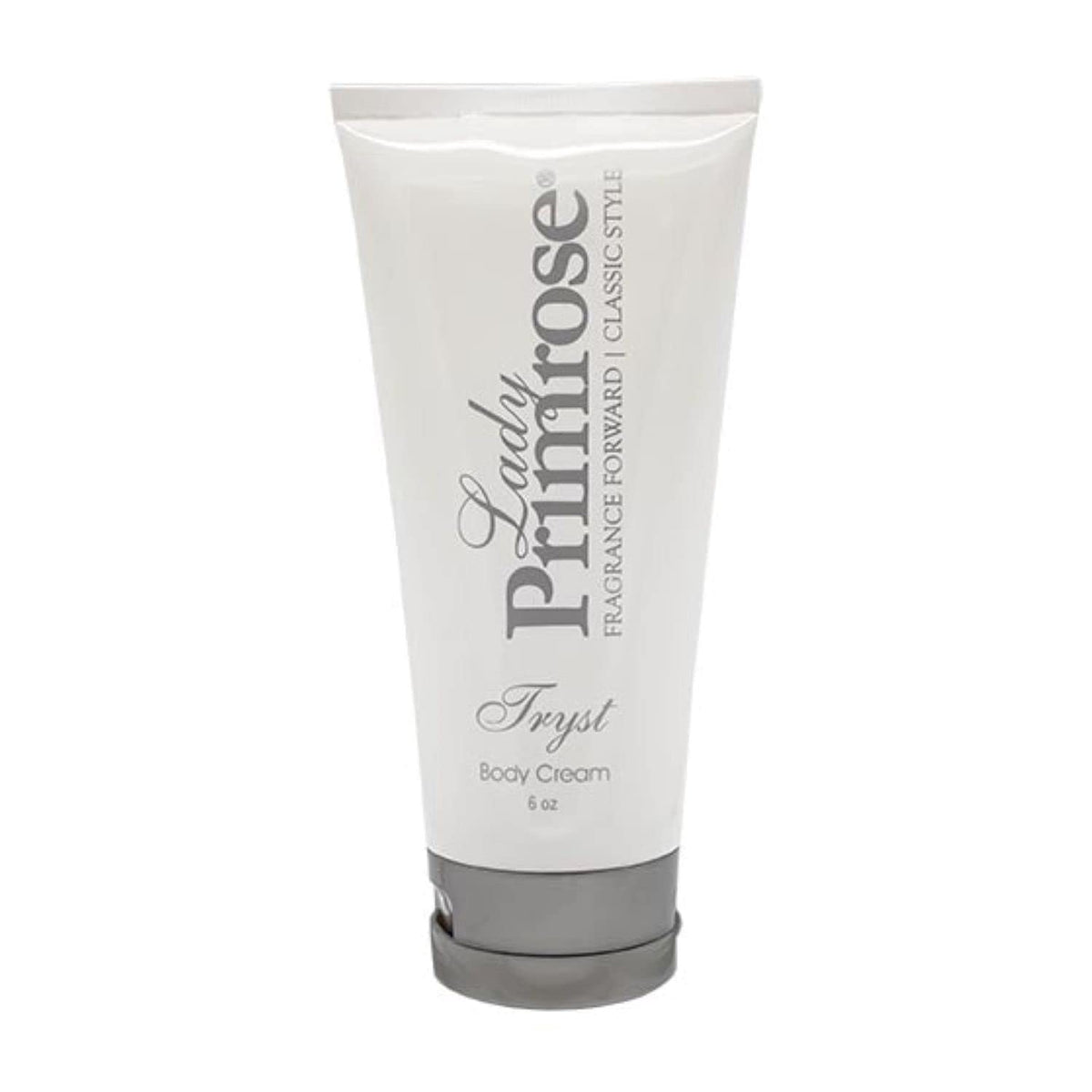 Lady Primrose Tryst refill tube ready for convenient daily moisture and easy jar refills.