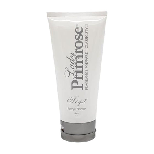 Lady Primrose Tryst refill tube ready for convenient daily moisture and easy jar refills.