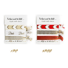 LADY&HOME pink bride tribe ties ideal as coordinated party favors