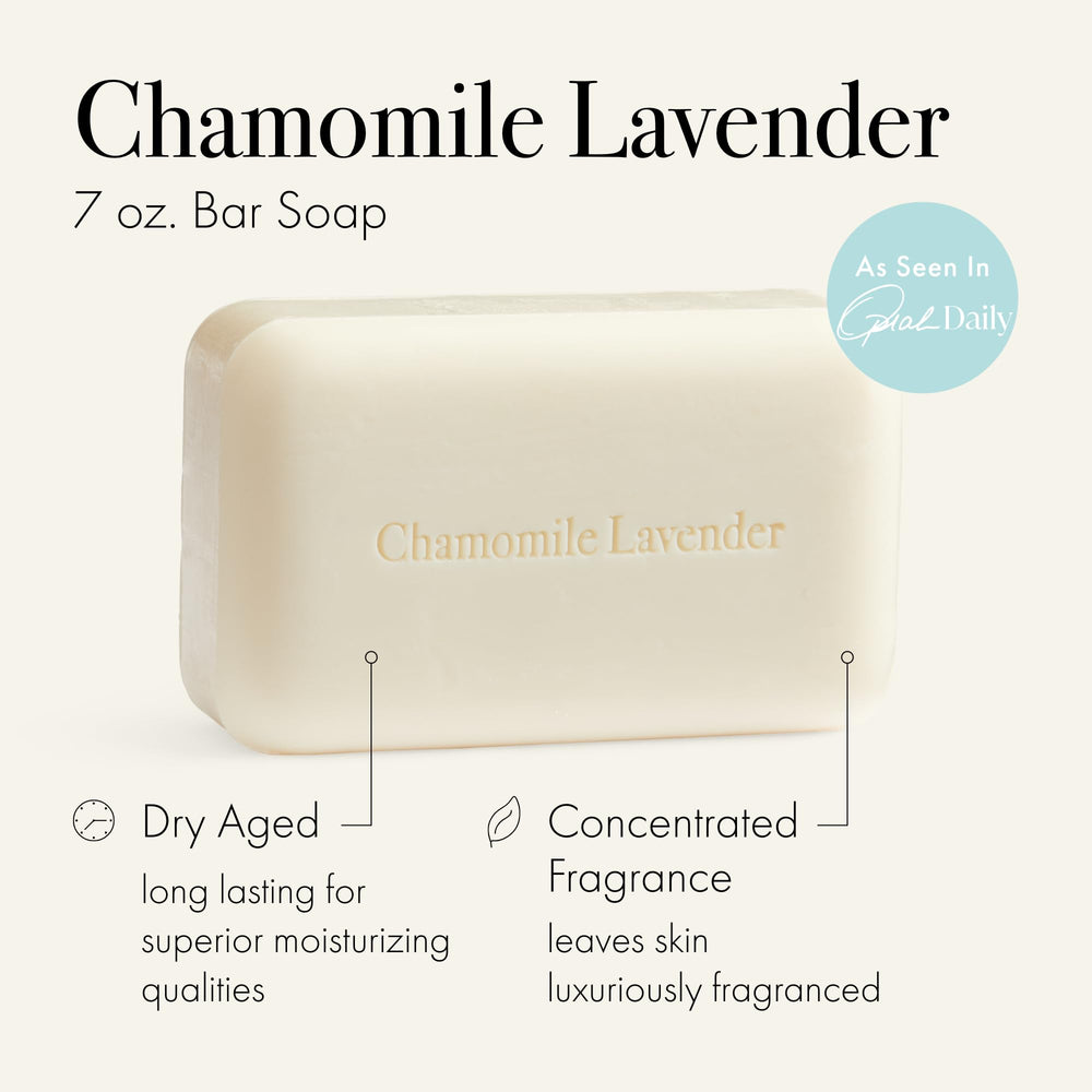 Close-up of quadruple-milled texture on LAFCO New York bar soap for durability