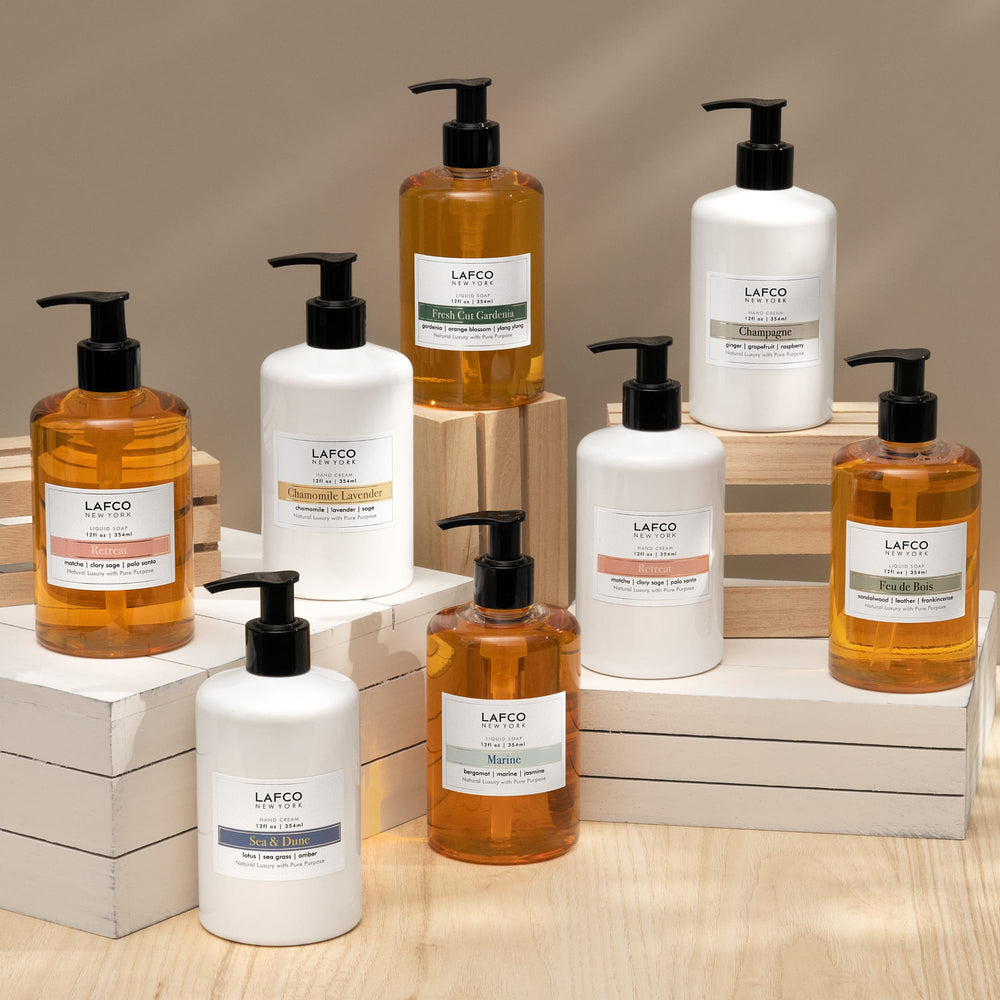 LAFCO New York Made in Italy packaging signals premium craftsmanship.