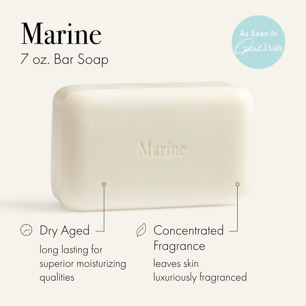Close-up of Marine soap ingredients and creamy lather for moisturized skin.