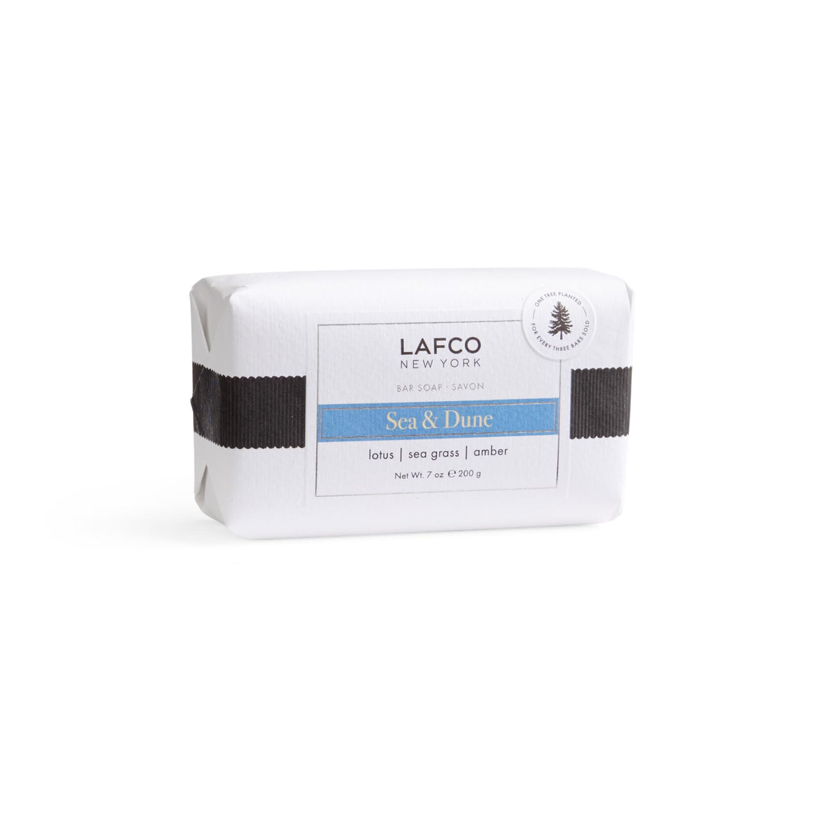 lafco new york sea dune bar soap front label with premium packaging