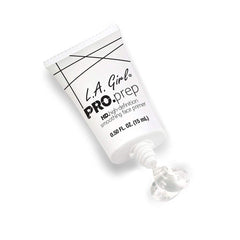 L.A. Girl primer application on skin shows even base layer.