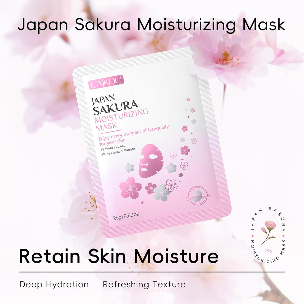 LAIKOU Sakura eye cream for nourishing nighttime care.