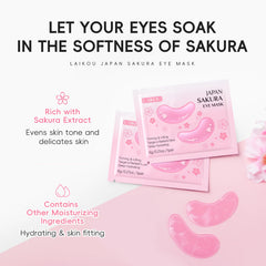 LAIKOU Sakura travel kit for on-the-go skincare routine.