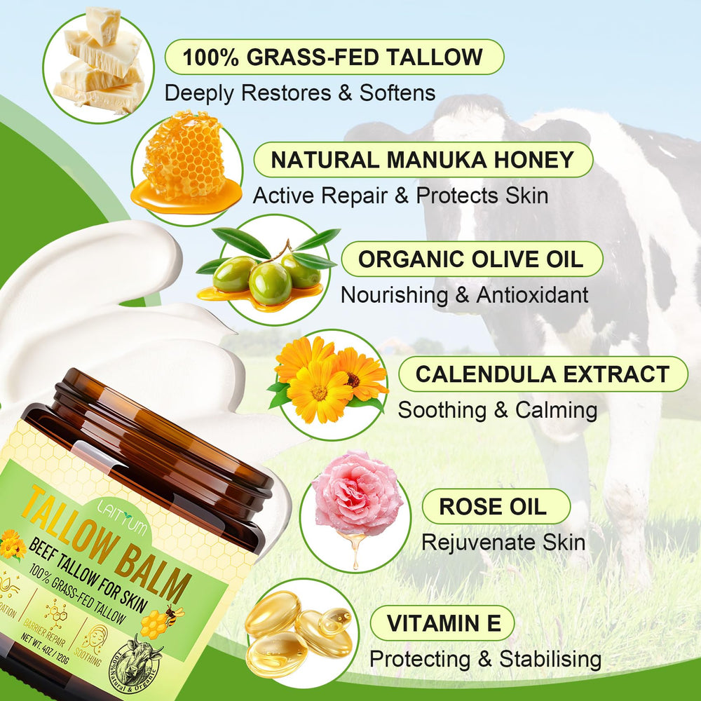 LAITYUM elbow and heel salve comforts rough patches with nourishment