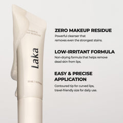 Laka Washful Lip Tint Remover applicator designed for on-the-go use.