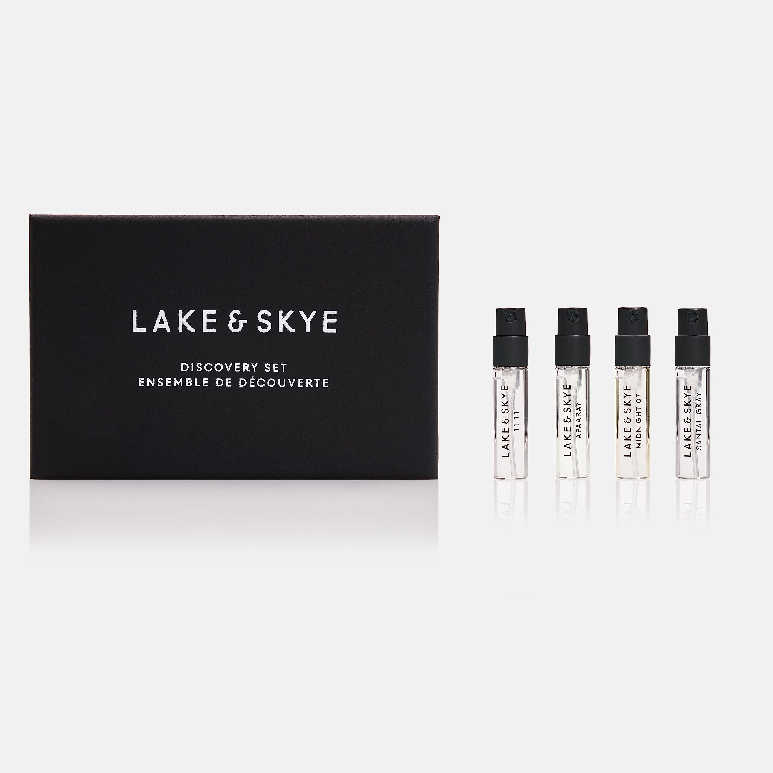 Lake & Skye Apaaray bottle: creamy musk with warm fig notes.