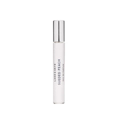 Lake & Skye Sued ed Peach purse spray bottle for travel-friendly fragrance on the go