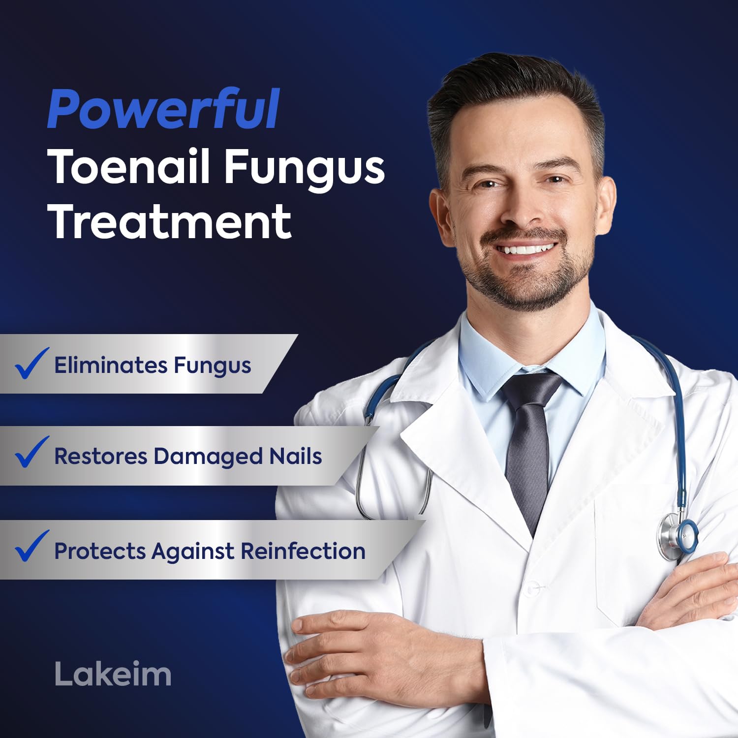 Lakeim 3-pen antifungal kit for targeted nail care