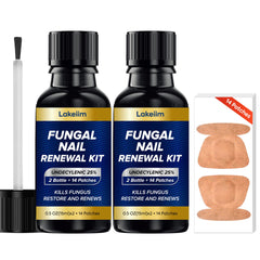 Lakeim extra-strength toenail treatment bottles for at-home care