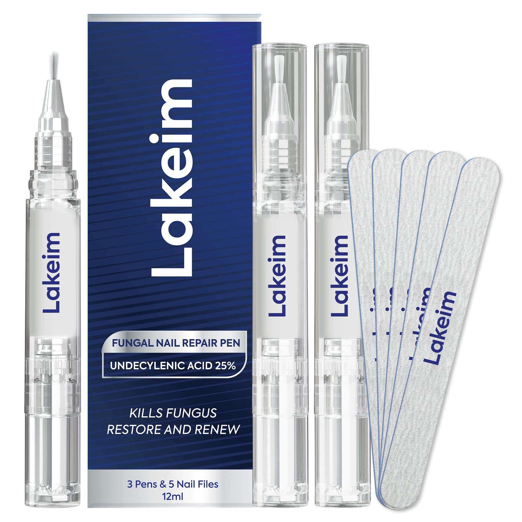Lakeim toenail fungus treatment pen for precise, targeted nail application