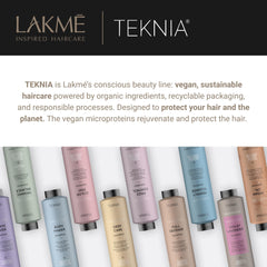 Lakmé Teknia Refresh Saffron Copper Shampoo nozzle dispensing even lather.