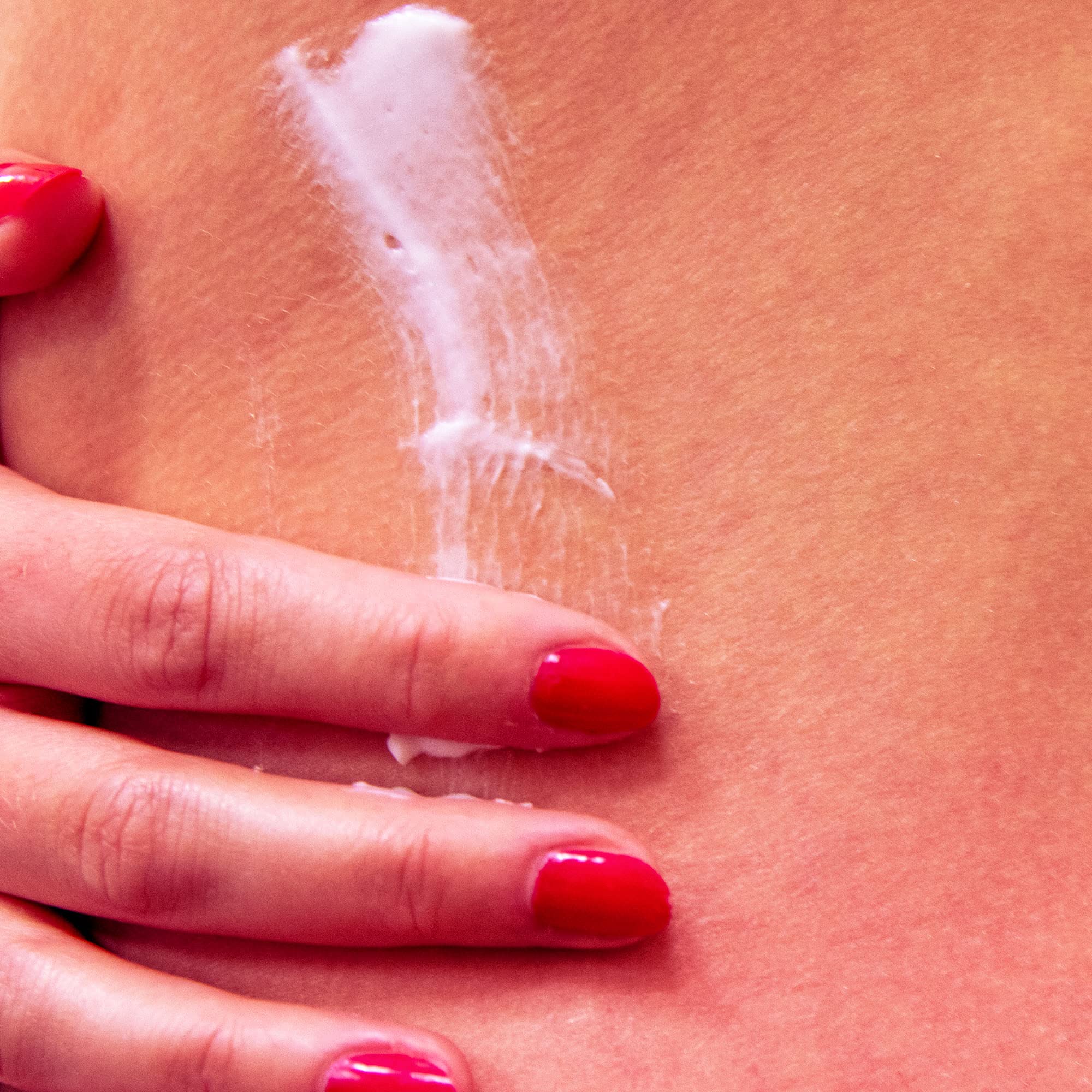 LaLicious Endless Summer Body Butter on forearm, skin looking hydrated and soft.