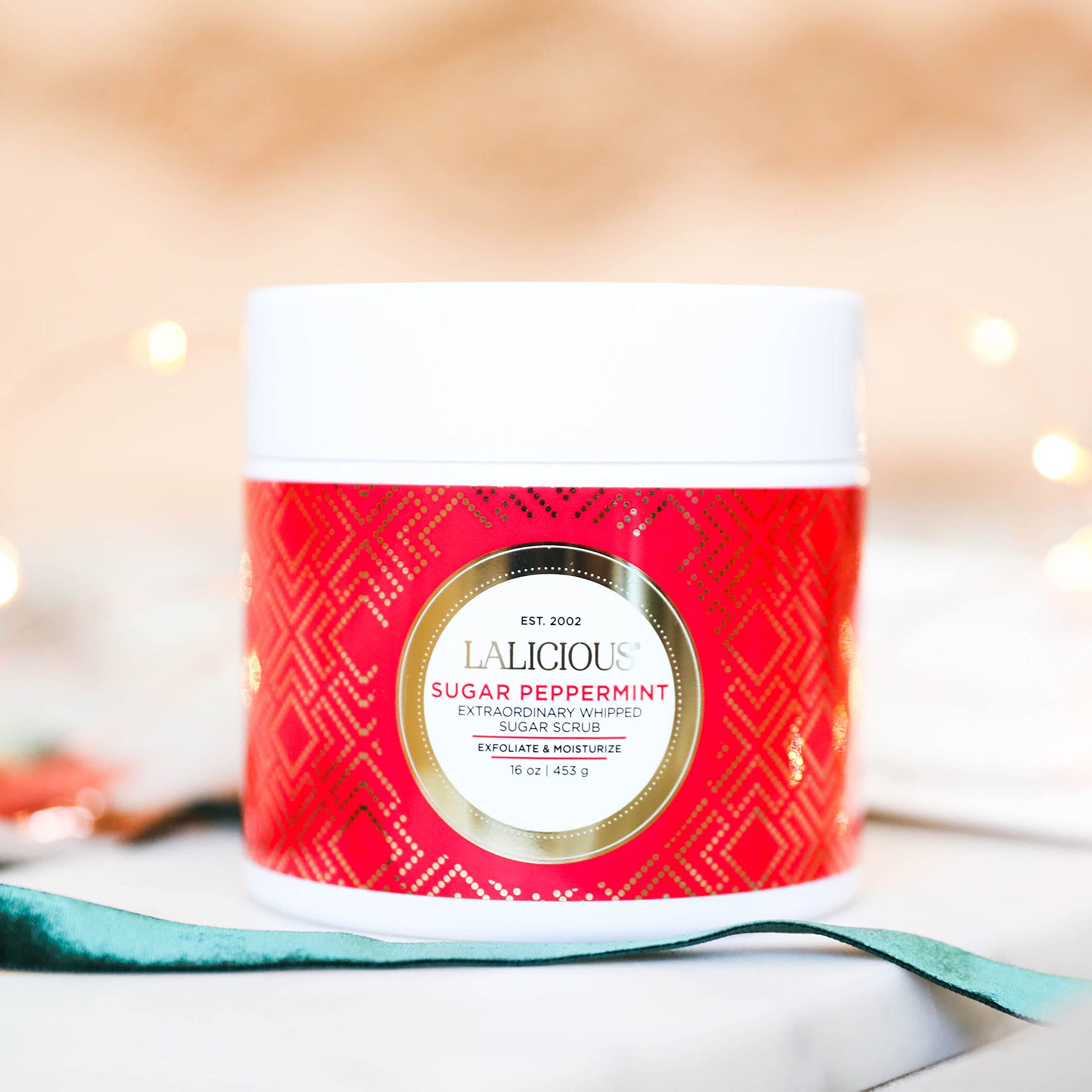 LaLicious honey droplets in scrub image hint natural hydration.