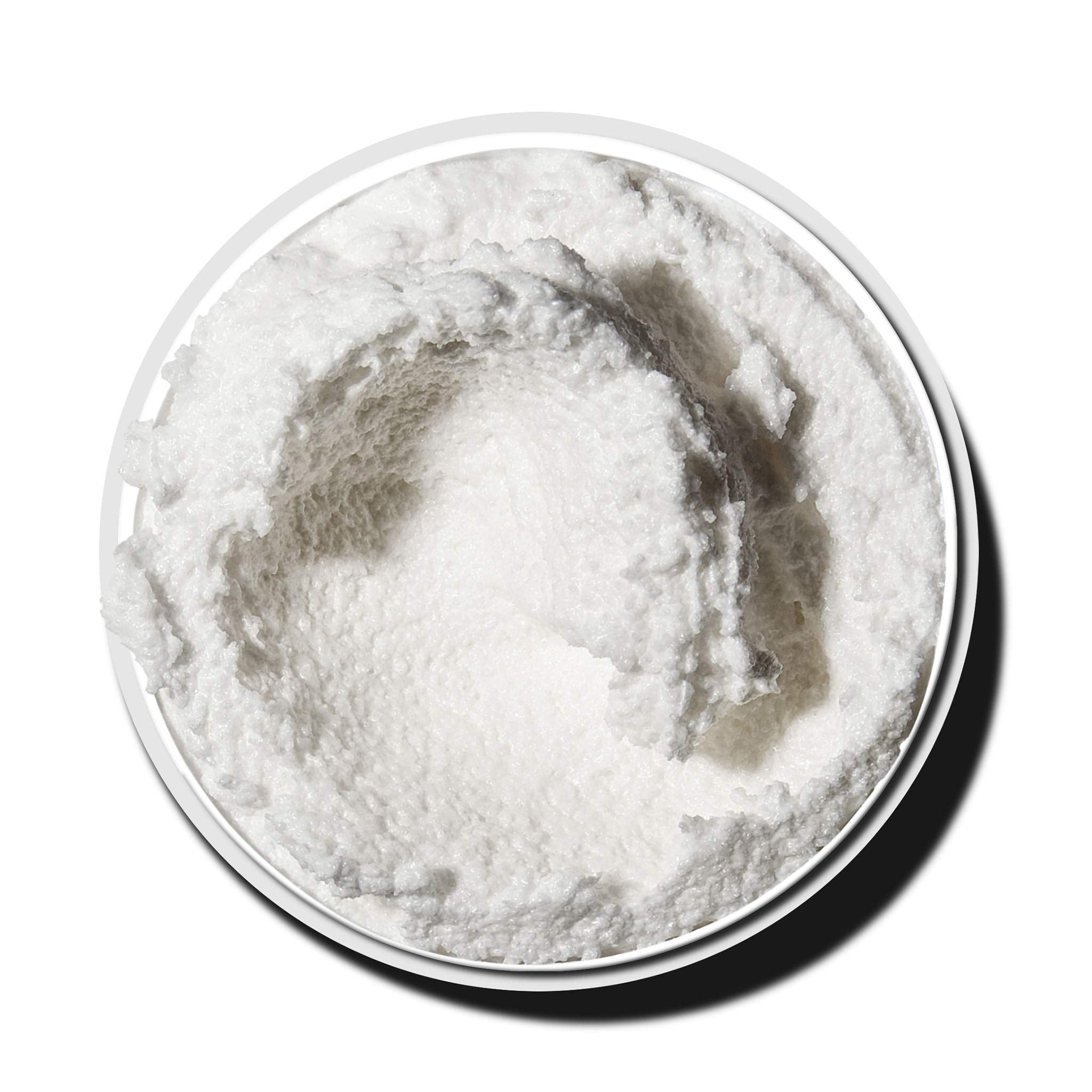 LaLicious sugar scrub jar highlights creamy texture for spa-like home care.