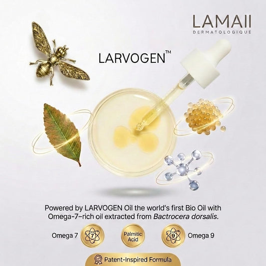 LAMAII Silky Moisturizing Soft Cream texture swirl demonstrating lightweight moisture