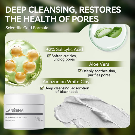 LANBENA bamboo charcoal mask 3.0 absorbs impurities and purifies pores