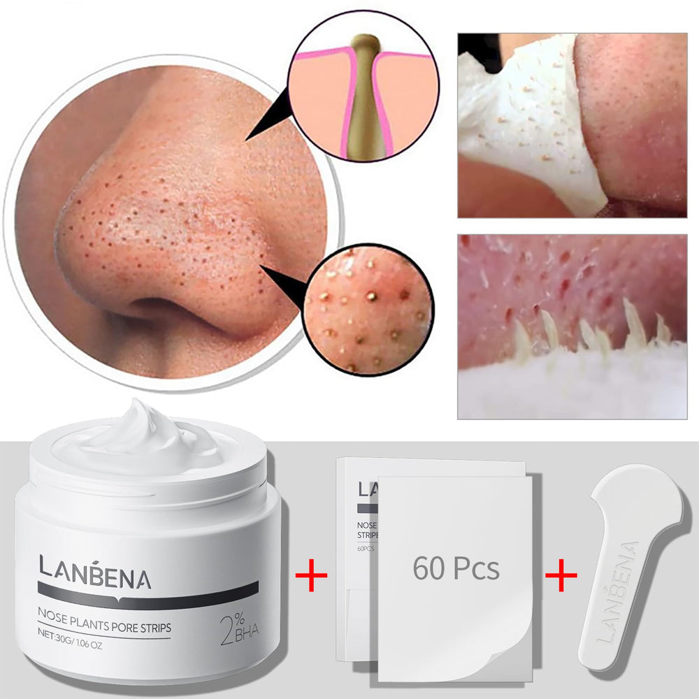 LANBENA set of 60 strips arranged for easy daily routine