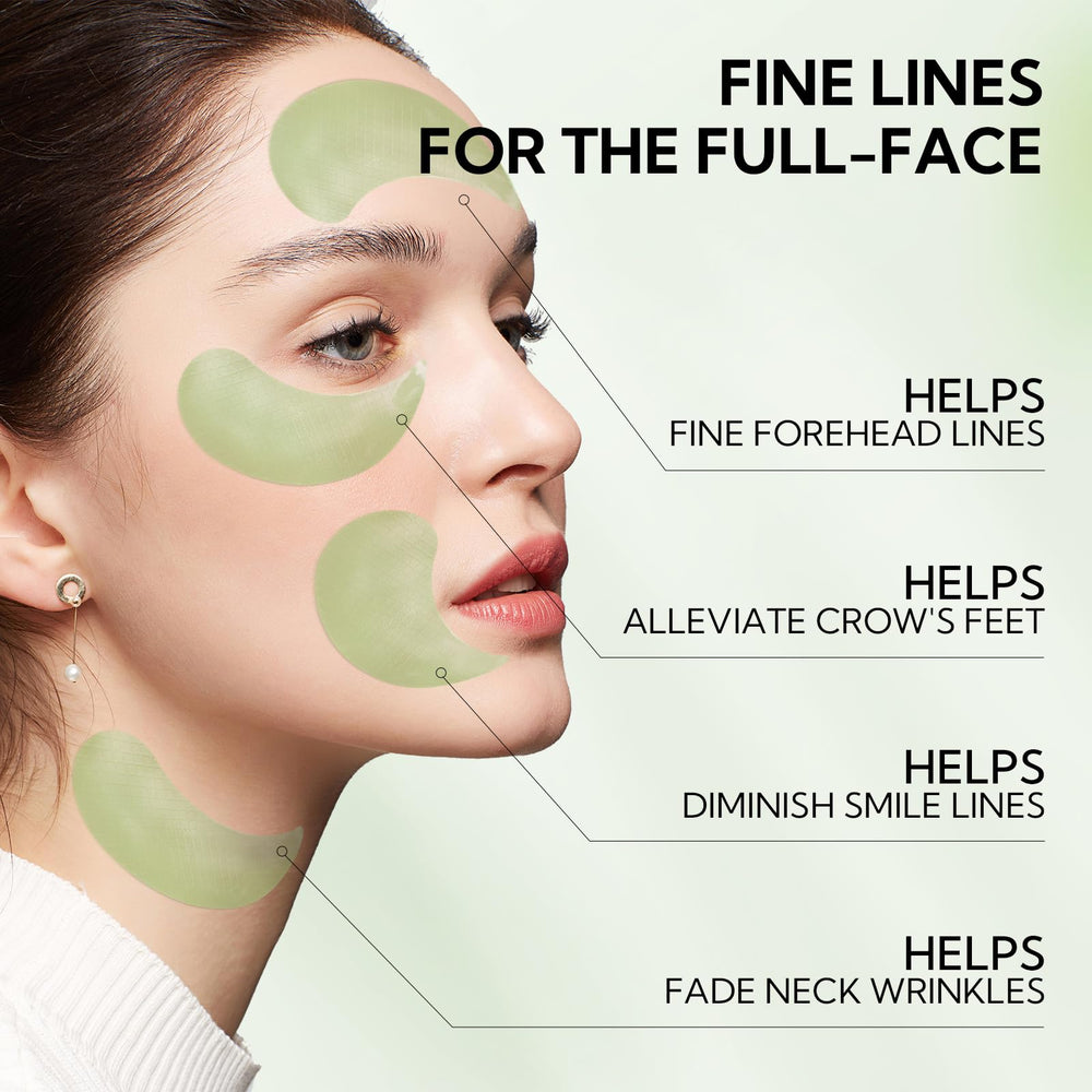 LANBENA under-eye patches fit nighttime routine for soothing hydration.