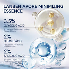 LANBENA nose strip application close-up showing easy, gentle use