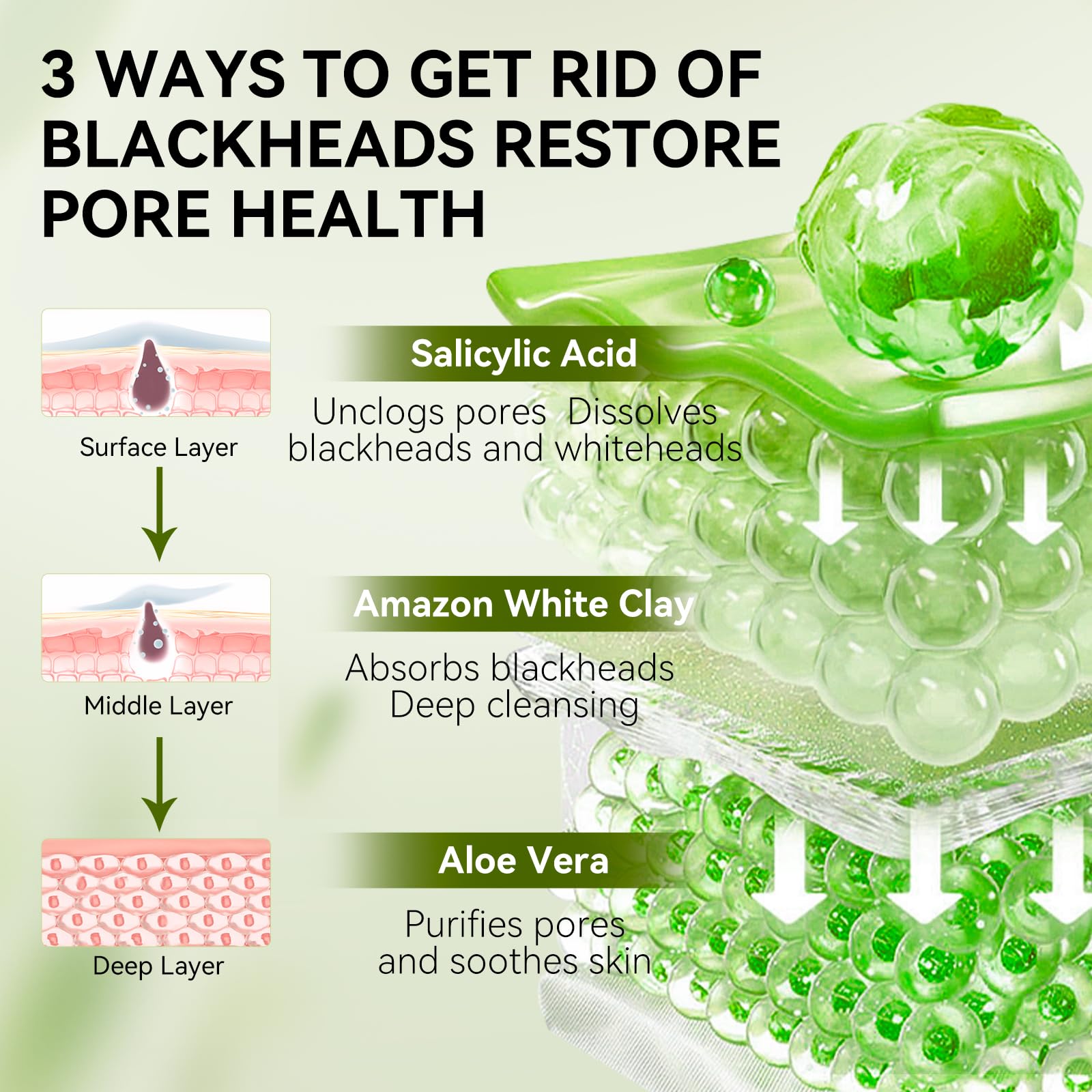 LANBENA strip application step 1 for prep and open pores.